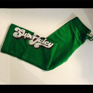 Juicy Couture Green Track Pants